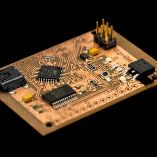 Bestücktes Board